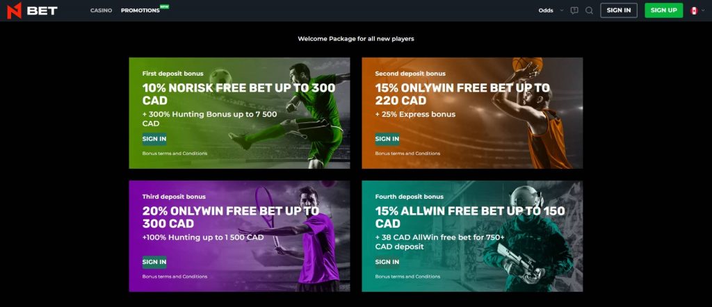 n1bet welcome page