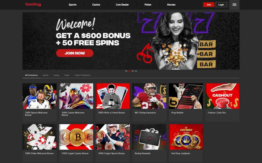 special offers at Bodog
