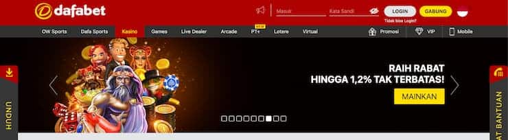 Dafabet homepage - The best online casinos in Indonesia