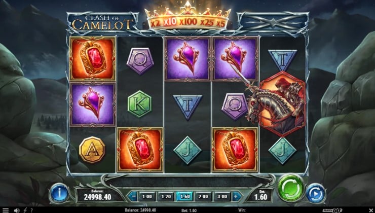 Clash of Camelot Japan slot casino game
