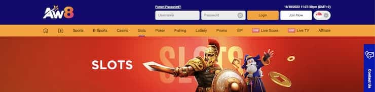 AW8 casino homepage - the best Singapore online slots 