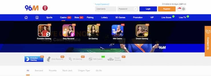 96M Casino - Best online roulette Singapore