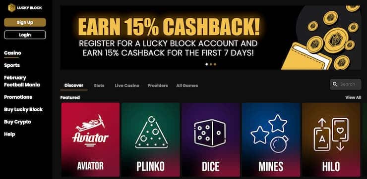 Lucky Block - the best online casinos in Vietnam 