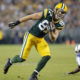GREEN BAY, WI - NOVEMBER 06: Green Bay Packers Wide Receiver Jordy Nelson (87) goes for extra yards after the catch during an NFL football game between the Indianapolis Colts and the Green Bay Packers on November 06, 2016, at Lambeau in Green Bay Wisconsin. The Indianapolis Colts defeated the Green Bay Packers 31-26. (Photo by Jeffrey Brown/Icon Sportswire)