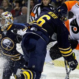 Daniel Carcillo, Mike Weber, Ryan Miller