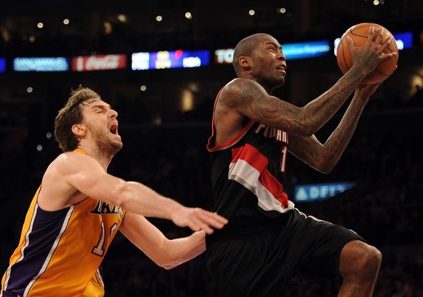 Portland Trail Blazers v Los Angeles Lakers