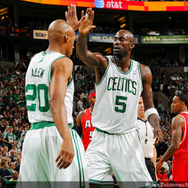 Kevin Garnett and Ray Allen