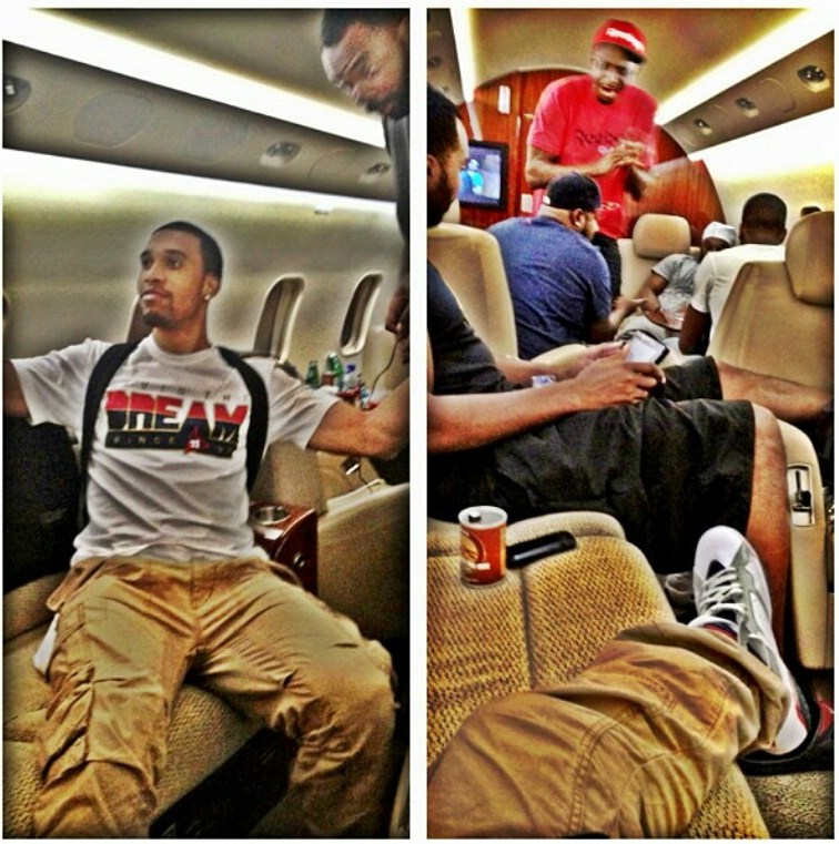 courtney lee on the plane