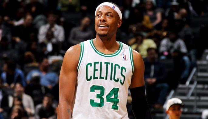 paul pierce walks off the court in brooklyn