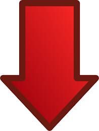 red down arrow