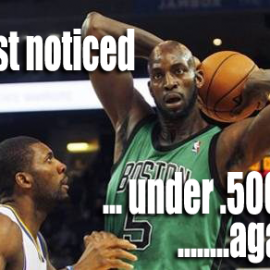 kg odd look against Golden State