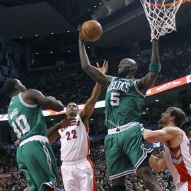 KG rebounds against toronto