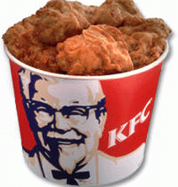 kfc bucket of chicken