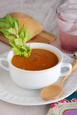 Bloody Mary Tomato Soup