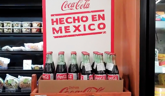 Mexican-Coca-Cola-Made-with-Cane-Sugar-in-Glass-Bottles-in-CVS-Pharmacy-Pasadena