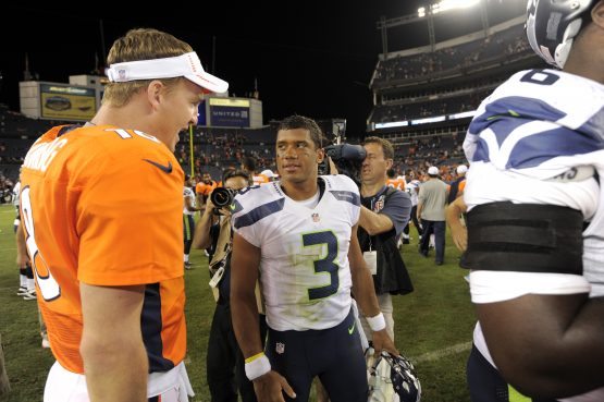 Russell Wilson,  Peyton Manning