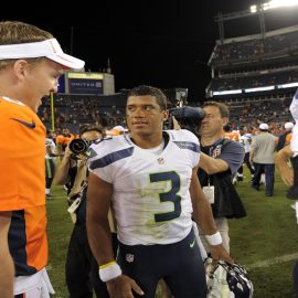 Russell Wilson, Peyton Manning