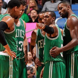 rondo huddle vs miami