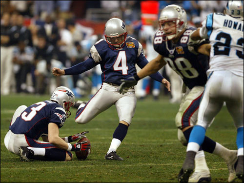 adam vinatieri Super Bowl XXXVIII