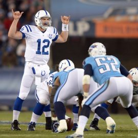 --Luck audible TEN Kirby Lee-USA TODAY Sports