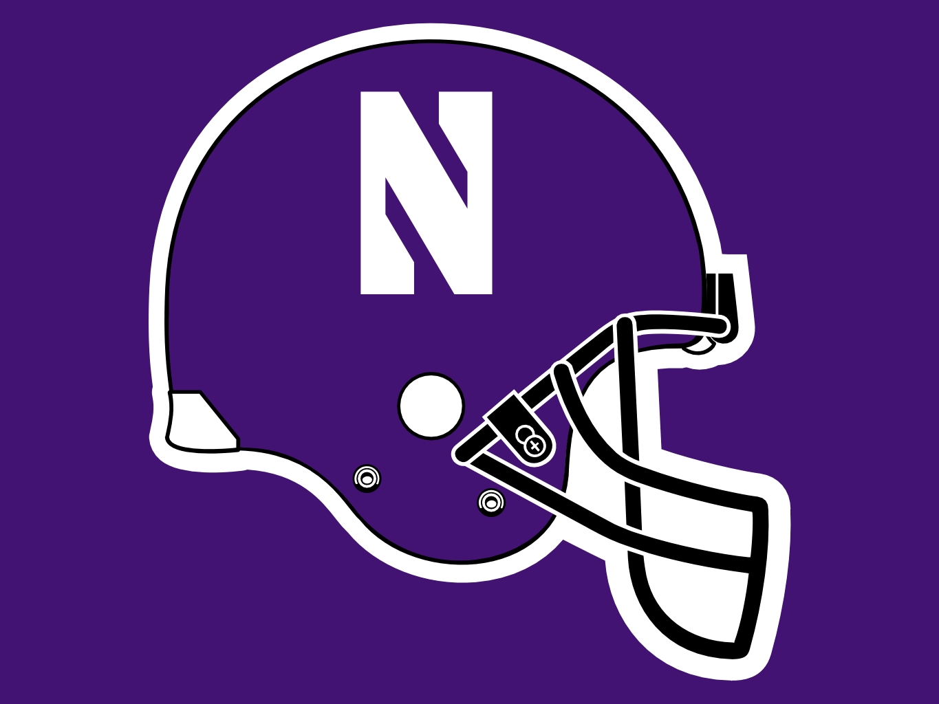 Northwestern_Wildcats_Helmet