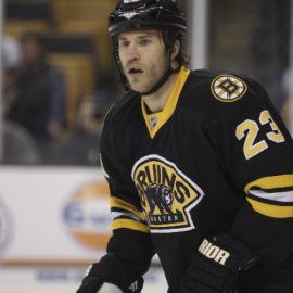 steve montador dons the bruins black and gold for the first time