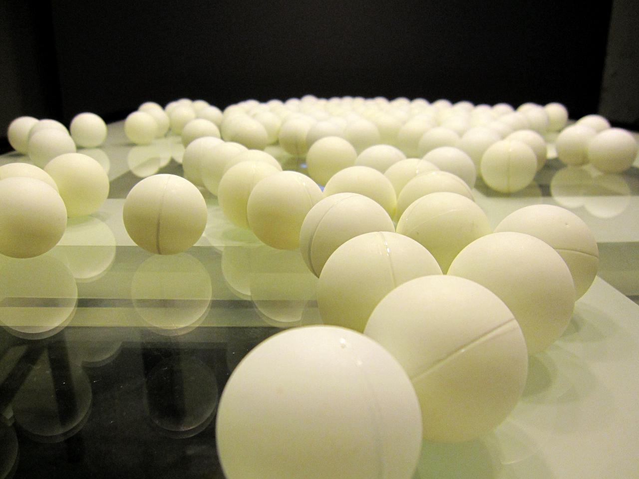 Ping pong balls