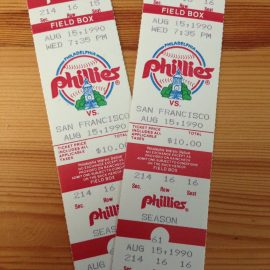 Terry Mulholland no-hitter tickets