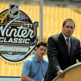 2011 Bridgestone NHL Winter Classic Press
      Conference