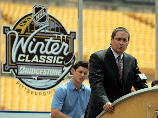 2011 Bridgestone NHL Winter Classic Press
      Conference