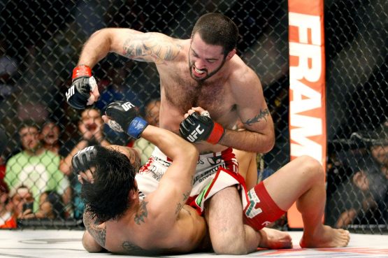 matt brown ground and pounds erick silva at ufc fight night: Brown vs silva