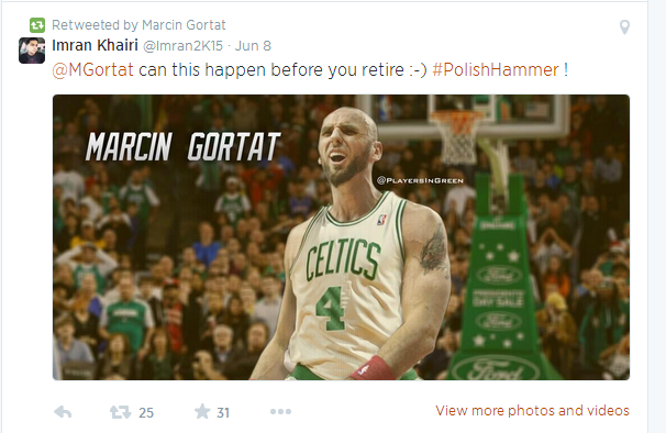 gortat tweet