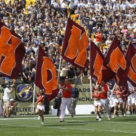 Virginia Tech cheerleaders