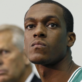 rondo and ainge media day