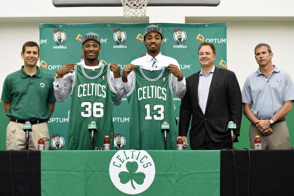 Marcus Smart and James Young Introduced as Boston Celtics