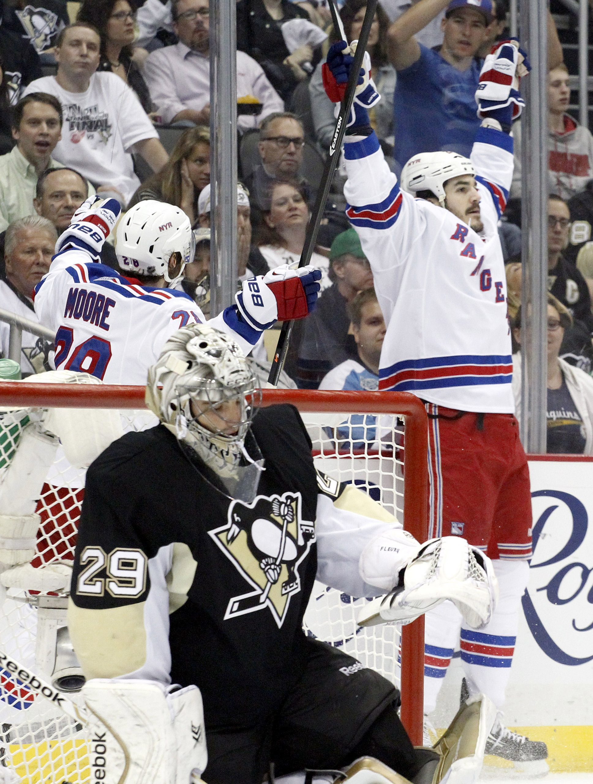 NHL: Stanley Cup Playoffs-New York Rangers at
      Pittsburgh Penguins