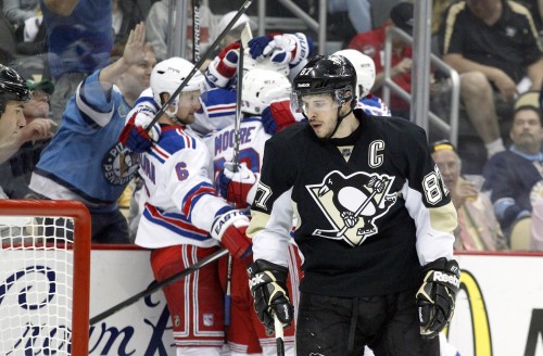 NHL: Stanley Cup Playoffs-New York Rangers at
      Pittsburgh Penguins