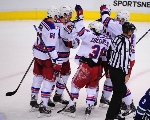 NHL: New York Rangers at Vancouver Canucks