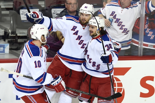 NHL: New York Rangers at Calgary Flames