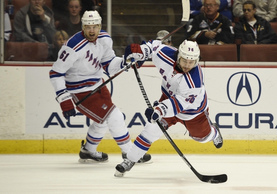 NHL: New York Rangers at Anaheim Ducks