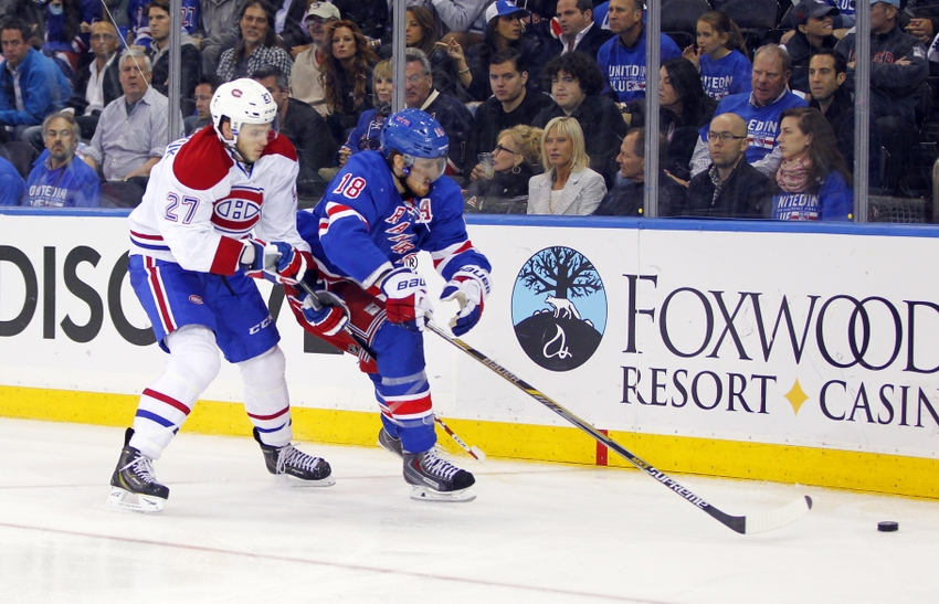 NHL: Stanley Cup Playoffs-Montreal Canadiens at New York Rangers