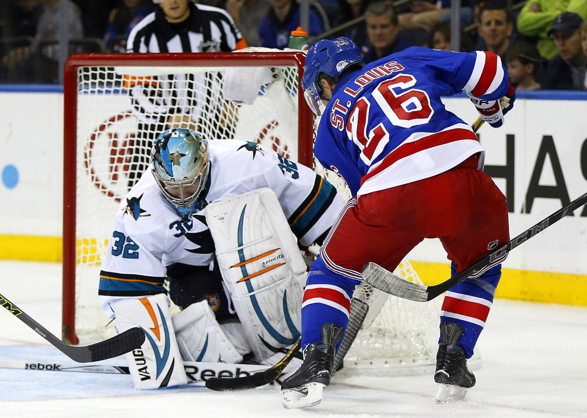 USP NHL: SAN JOSE SHARKS AT NEW YORK RANGERS S HKN USA NY