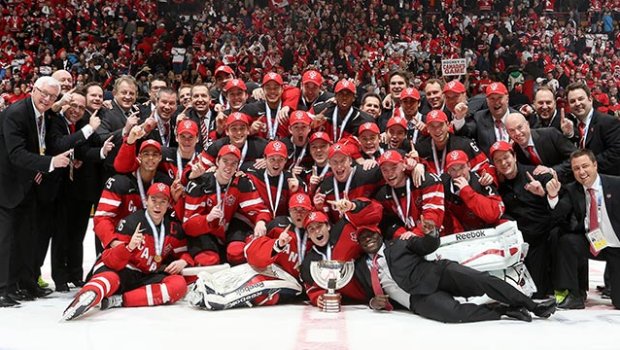 Team Canada Gold Medal Picture