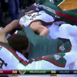 Khris Middleton GAME WINNER Heat vs Bucks March 24 2015 NBA 2014 15 Season YouTube