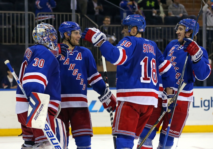 NHL: Pittsburgh Penguins at New York Rangers