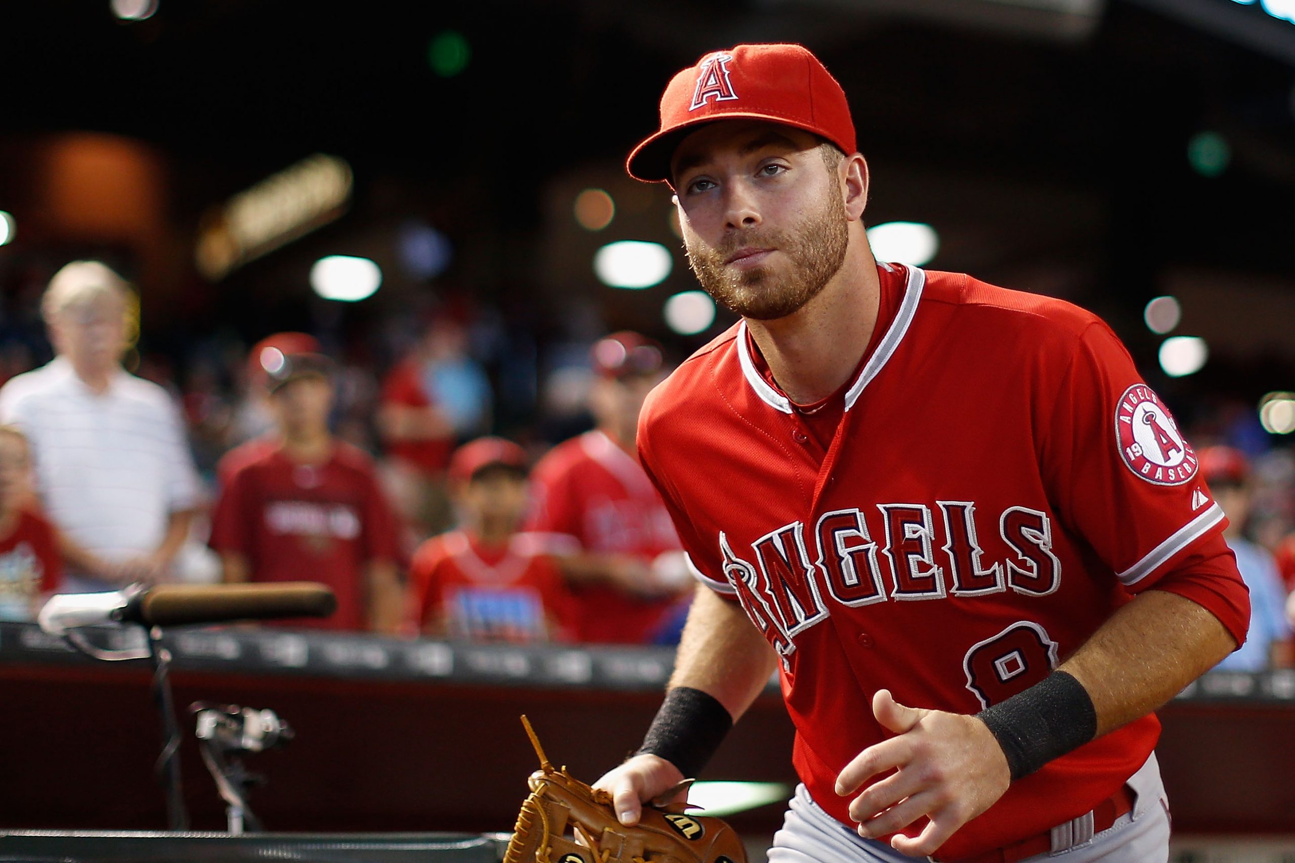 during the MLB game at Chase Field on June 18, 2015 in Phoenix, Arizona.