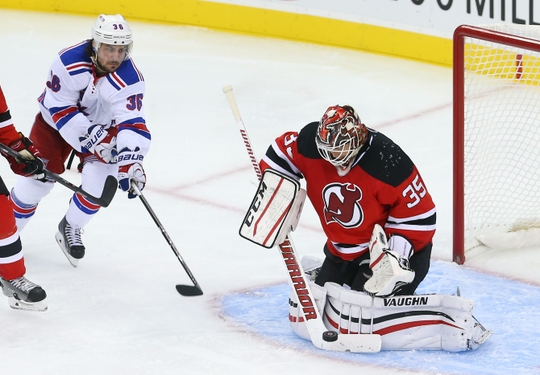 NHL: New York Rangers at New Jersey Devils