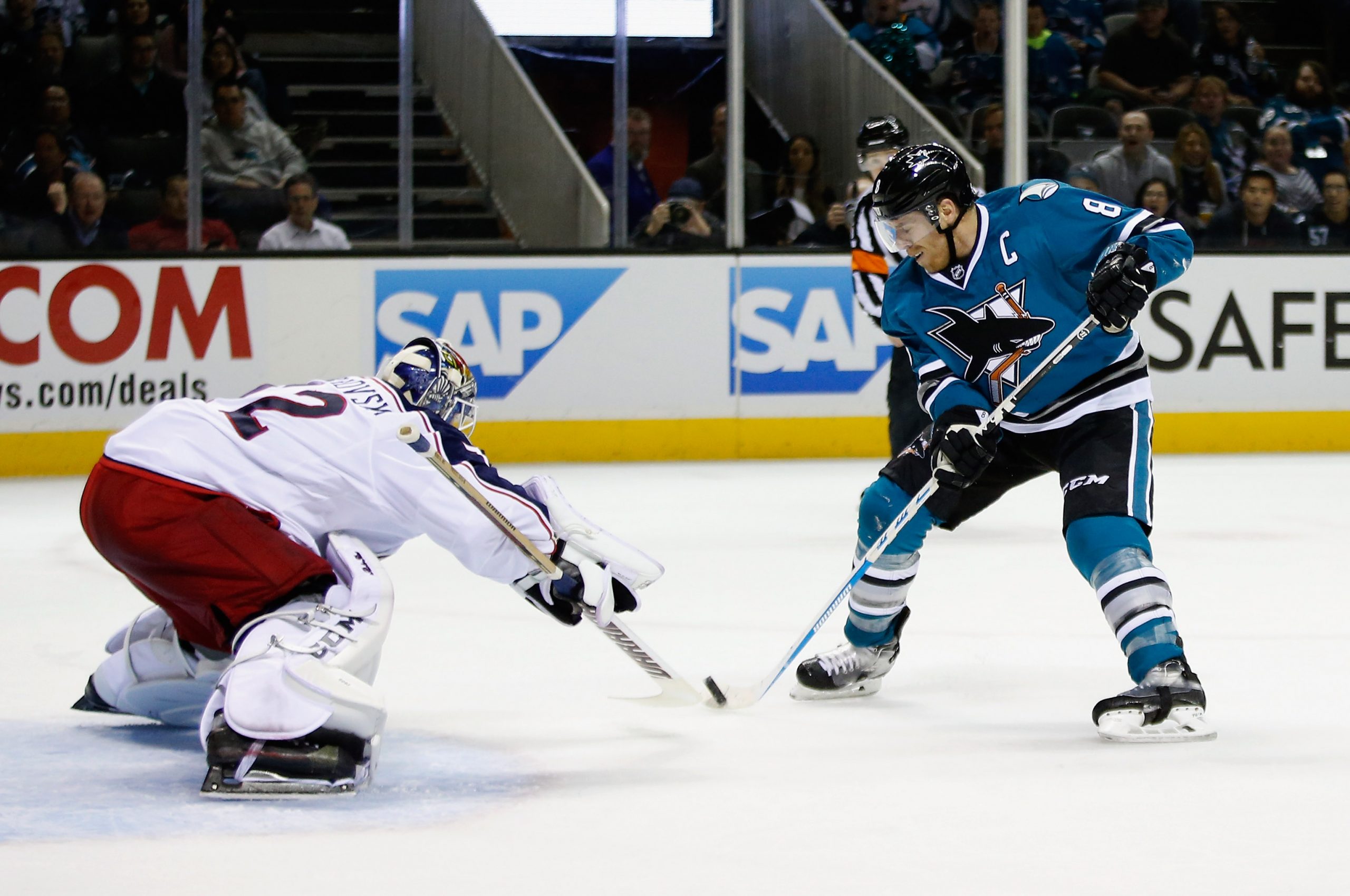 Columbus Blue Jackets v San Jose Sharks