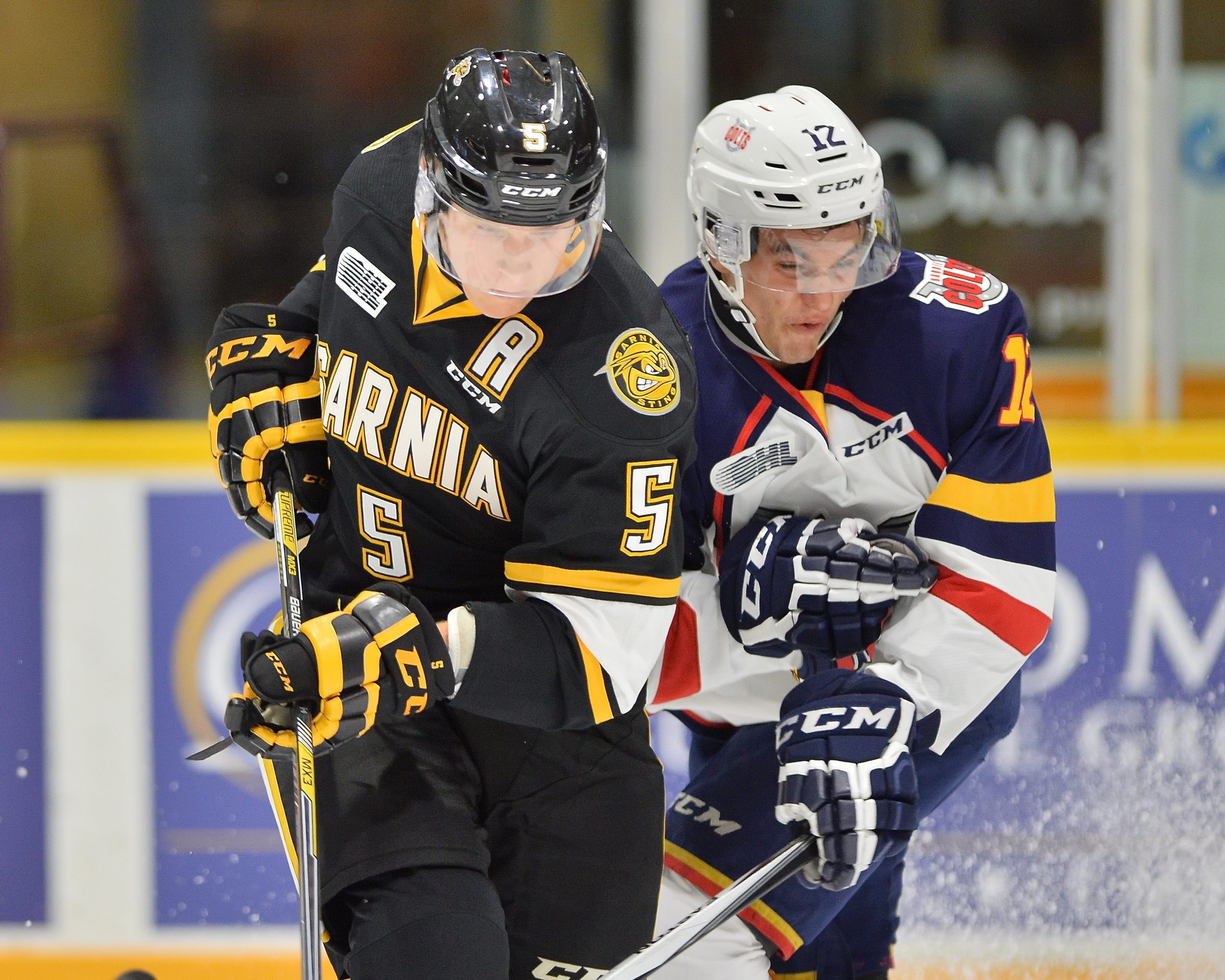 Jakob Chychrun of the Sarnia Sting. Photo by Terry Wilson / OHL Images.