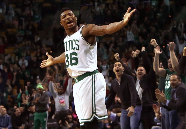 Marcus Smart celebration